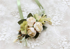 Corsage de Pulso com Rosa – Acessório Floral para Casamento e Formatura