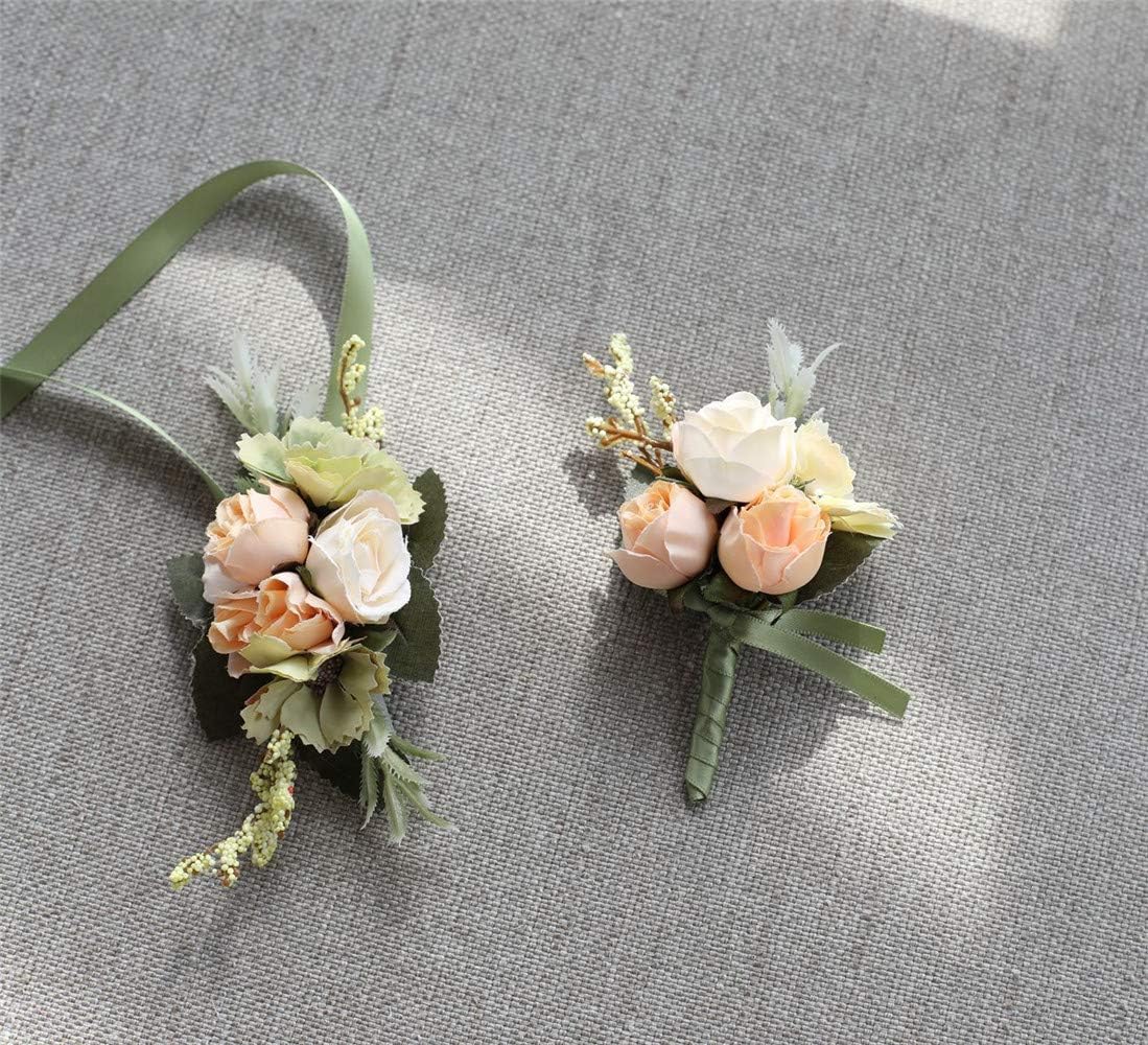 Corsage de Pulso com Rosa – Acessório Floral para Casamento e Formatura